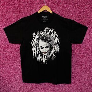 The Joker Why So Serious The Dark Knight Trilogy Movie Tee L